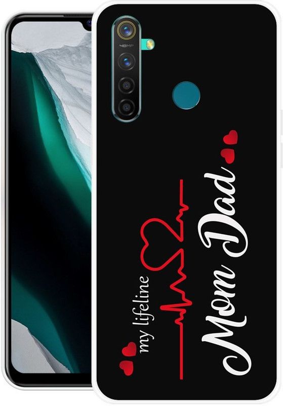 JATLAND Back Cover for Realme 5 Pro  (Multicolor, Grip Case, Silicon)