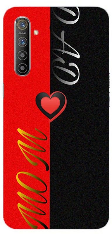 TRUEMAGNET Back Cover for Realme XT / Realme X2  (Black, Red, Hard Case)
