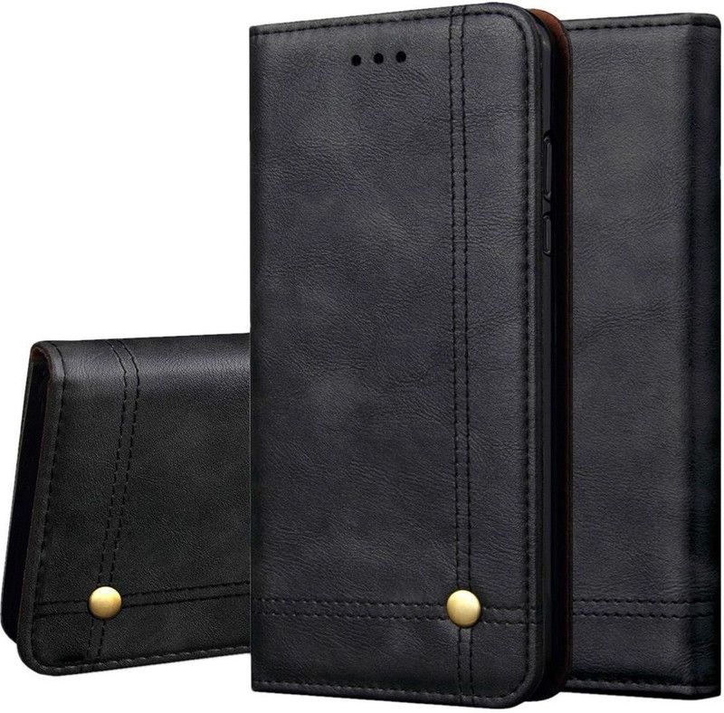 Swan Wallet Case Cover for Samsung Galaxy A9 (2018)  (Black, Dual Protection)