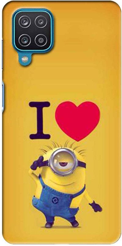 NDCOM Back Cover for Samsung Galaxy F12 Fun Cartoon Despicable Printed  (Multicolor, Hard Case, Pack of: 1)