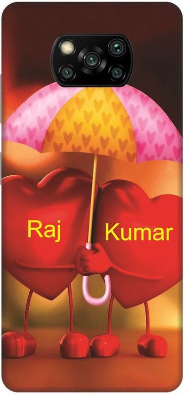 Yoprint Back Cover for POCO X3 PRO RAJ-KUMAR Printed back Cover  (Multicolor, Hard Case, Pack of: 1)