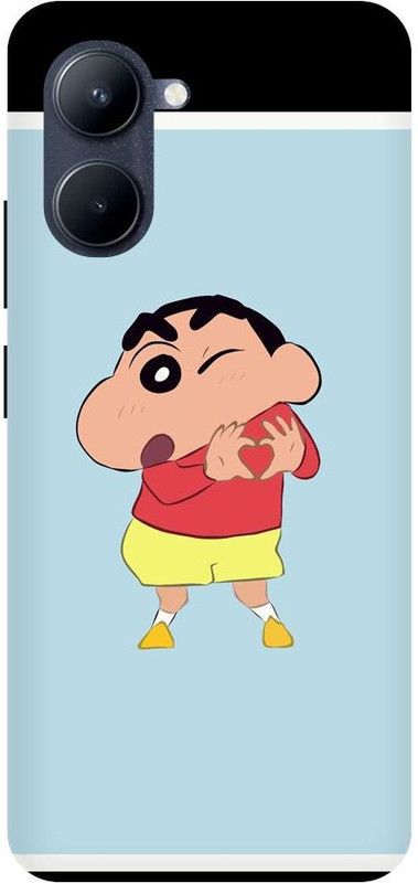 Vinsmoke Back Cover for Realme C33 Shinchan-Cute-Cartoon-Anime-Shinchan-cover-416  (Multicolor, Shock Proof)