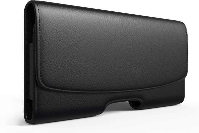 realtech Pouch for Apple Iphone X / Apple Iphone XS  (Black, Dual Protection, Pack of: 1)