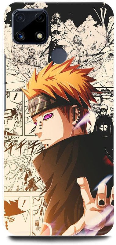 FRONK Back Cover for Realme C25s, RMX3197, NARUTO, SHIPPUDEN, ANIME, NEON  (White, Hard Case, Pack of: 1)