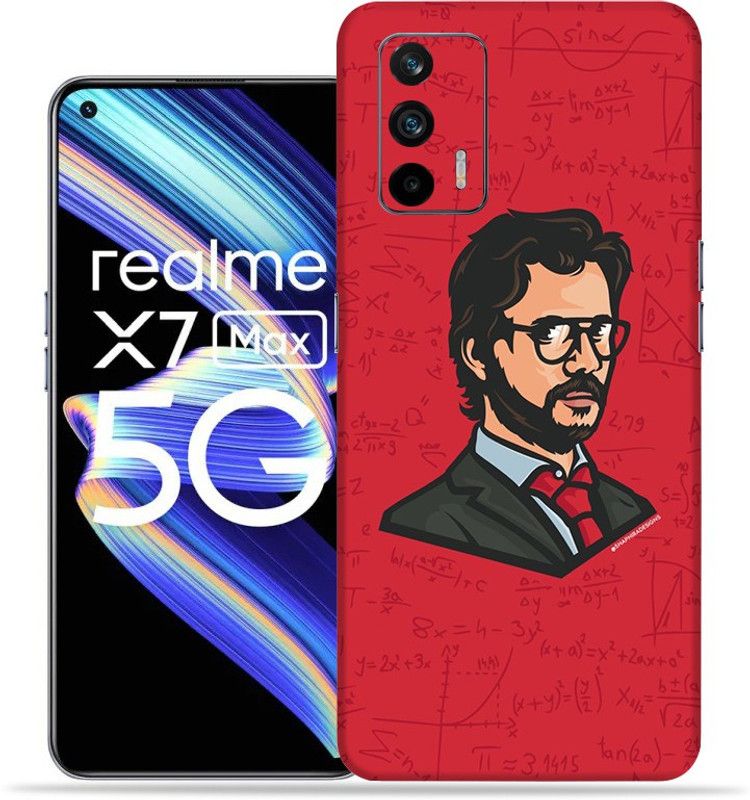 Gizmo Wraps Realme x7 Max 5g, Mastermind Sergio-128 Mobile Skin  (Multicolor)