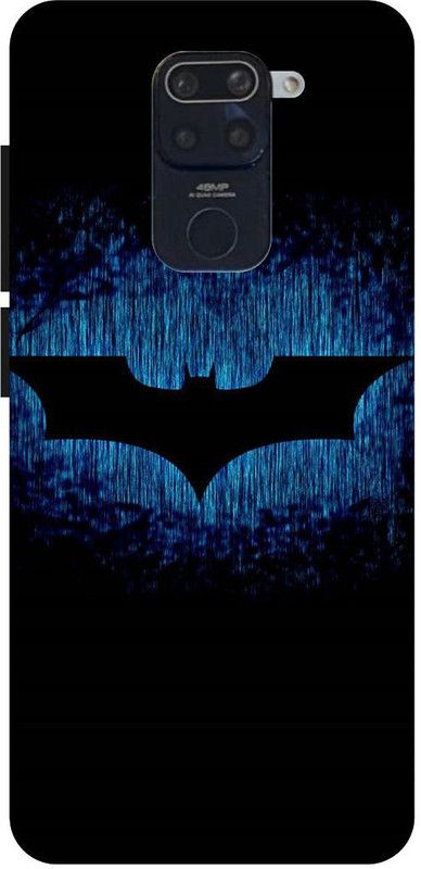 PICHKU Back Cover for REDMI NOTE 9-M2003J15SC-BATMAN,SIGN,DESIGN,SUPER,HERO,AVENGERS  (Blue, Hard Case, Pack of: 1)