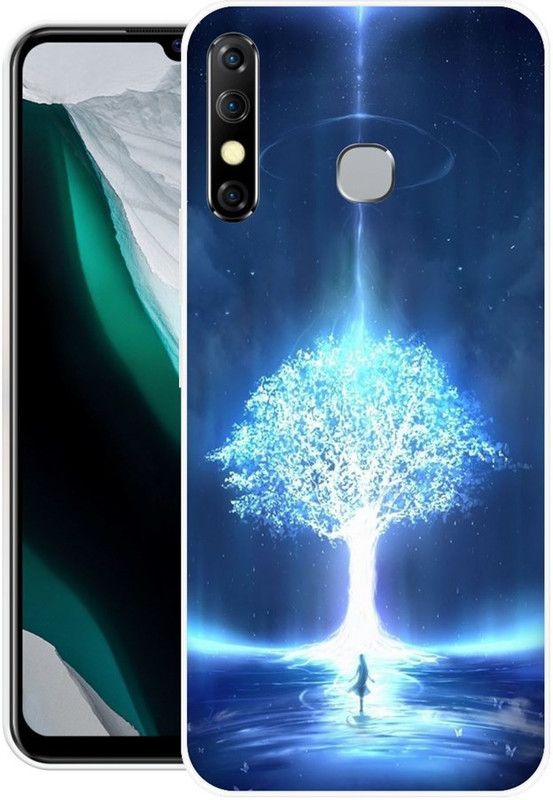Krtagy Back Cover for Infinix Hot 8  (Multicolor, Dual Protection, Silicon, Pack of: 1)
