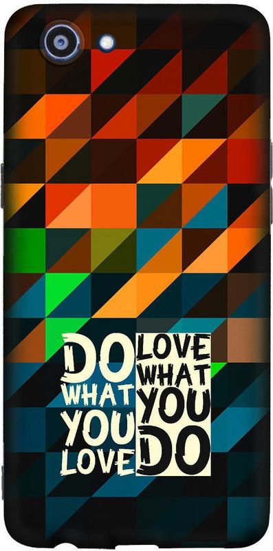 Unique Case Back Cover for Realme 1 / Oppo F7 Youth  (Multicolor)