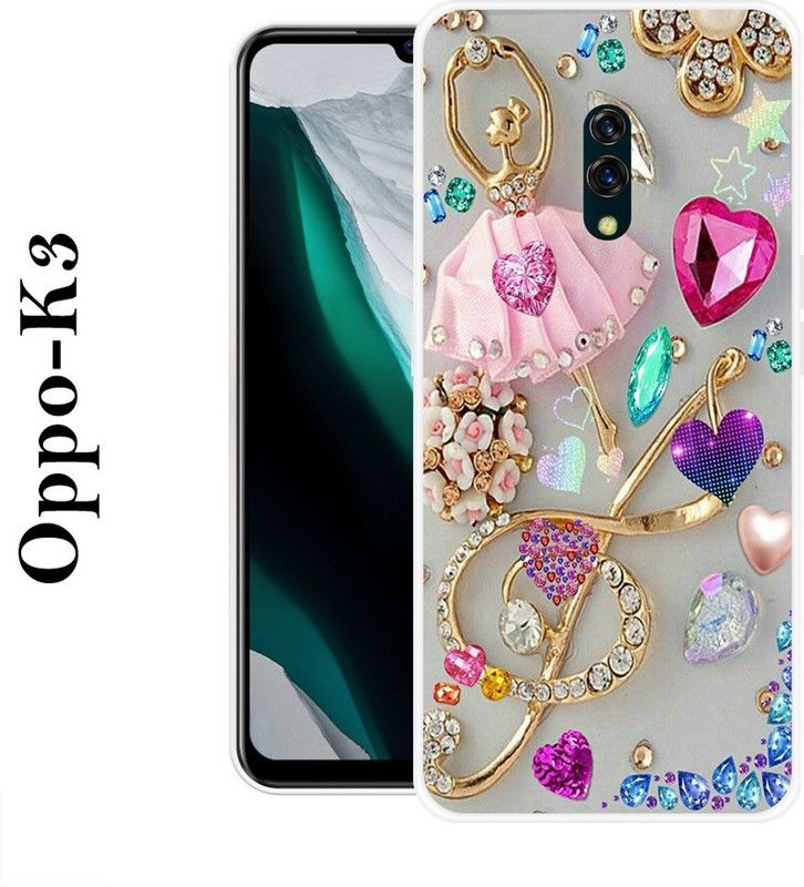 KLC Back Cover for Oppo K3  (Multicolor, Grip Case, Silicon)