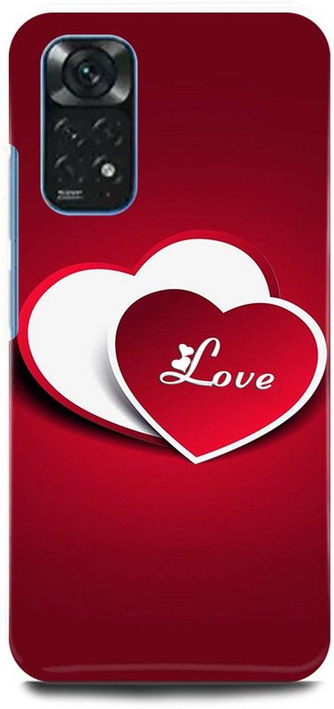 play fast Back Cover for POCO M4 Pro LOVE, HEART, COUPLE, BOY, GIRL  (Red, Hard Case, Pack of: 1)