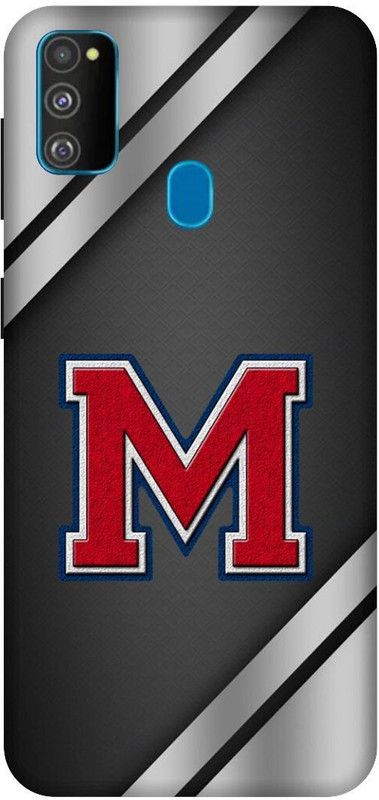 SSMORYA Back Cover for Samsung Galaxy M30s (M Letter) Printed Back Cover  (Multicolor, Waterproof, Pack of: 1)