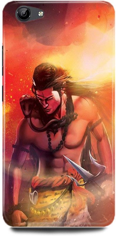 FUGGA Back Cover for vivo Y55S, 1606, SHIV, SHIV, JI, BHOLENATH, MAHAKAL, MAHADEV  (Orange, Hard Case, Pack of: 1)