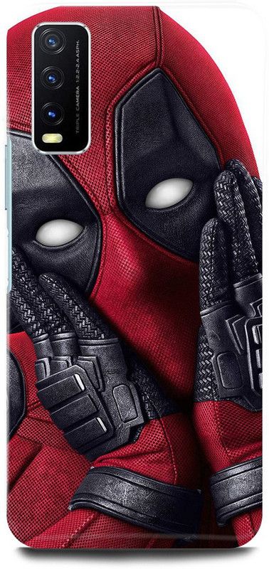 play fast Back Cover for Vivo Y20G, v2065 DEADPOOL, MARVEL, SUPER, HERO  (Red, Hard Case, Pack of: 1)