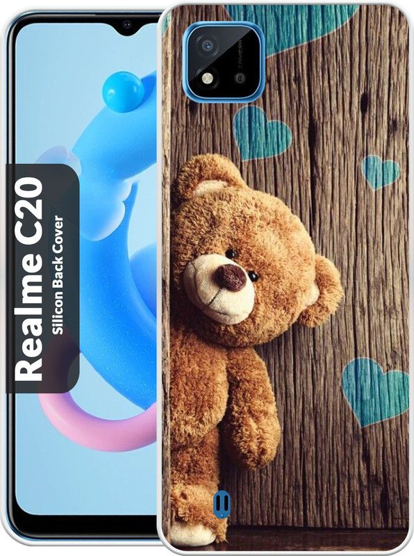 Smart Cases Back Cover for Realme C20 Back Cover  (Multicolor, Grip Case, Silicon, Pack of: 1)