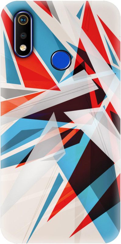 Smutty Back Cover for Realme 3, RMX1825, RMX1821 - Glass Print  (Multicolor, Hard Case, Pack of: 1)