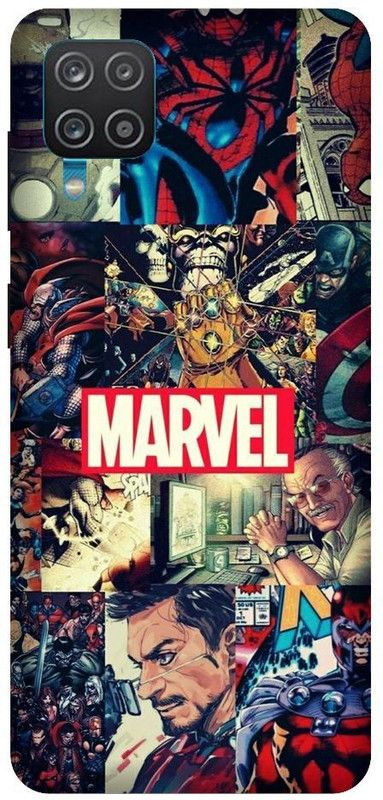 Vinsmoke Back Cover for Samsung F12 Avengers, Avengers Logo, Superhero  (Multicolor, Shock Proof, Pack of: 1)