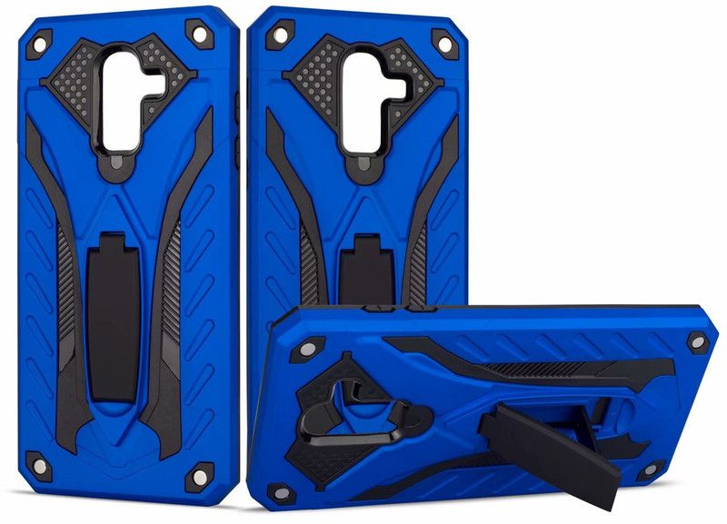 VAKIBO Back Cover for Oppo Reno 10X  (Blue, Rugged Armor, Pack of: 1)