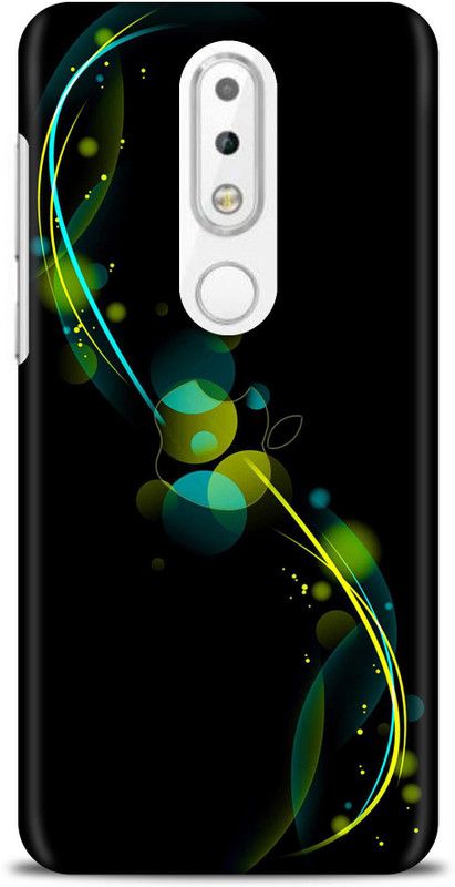 Sankee Back Cover for Nokia 6.1 Plus  (Black, Hard Case)