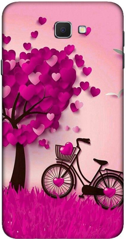CROKIAN Back Cover for Samsung Galaxy J7 Prime Love Back Cover  (Pink, Hard Case, Pack of: 1)