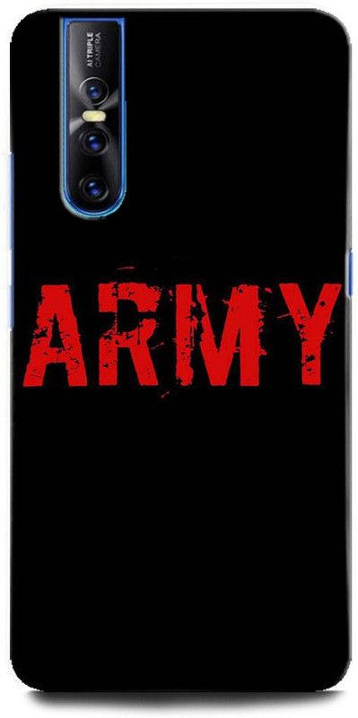 INTELLIZE Back Cover for Vivo V15 Pro 1818 ARMY, GUN, MILITARY, SOLDIER  (Multicolor, Hard Case, Pack of: 1)