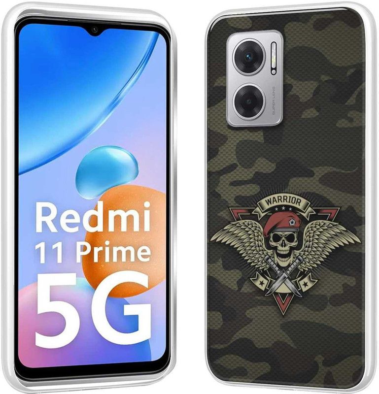 eBoggy Back Cover for Redmi 11 Prime 5G  (Multicolor, Dual Protection, Silicon, Pack of: 1)