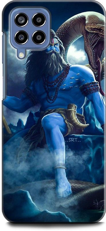 WallCraft Back Cover for SAMSUNG Galaxy M33 5G SHIVJI, LORD SHIVA, MAHADEV, BHOLENATH, GOD  (Multicolor, Dual Protection, Pack of: 1)