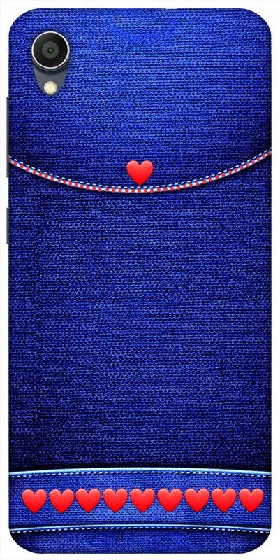 SUPER CASE Back Cover for Vivo Y91i  (Blue, Red, Grip Case, Silicon, Pack of: 1)