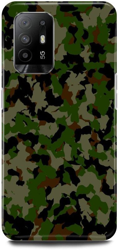 FIKORA Back Cover for Oppo F19 Pro PLUS 5G, INDIAN, ARMY, SOLDIER, COMOFLAG  (Khaki, Hard Case, Pack of: 1)
