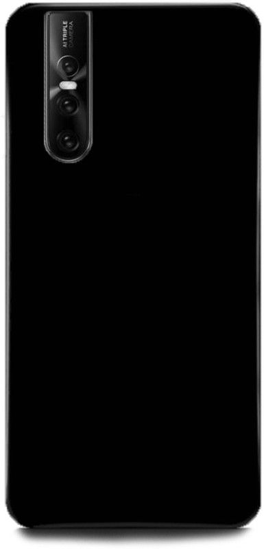BARMANS Back Cover for Vivo V15Pro / black, Black, Dark, Empty, Blank, Dark, Black  (Multicolor, Shock Proof, Pack of: 1)