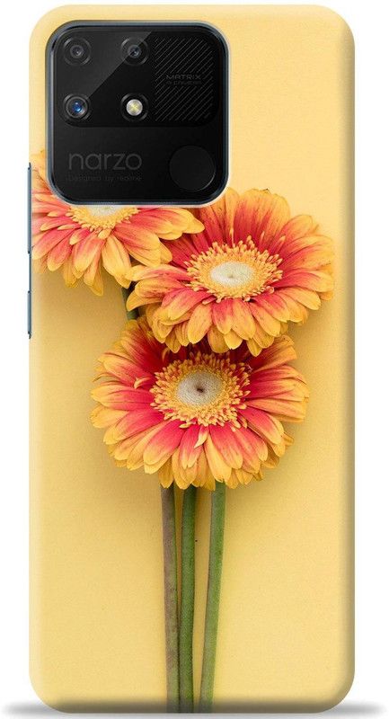 Swagr Back Cover for Realme Narzo 50A  (Beige, Shock Proof, Pack of: 1)