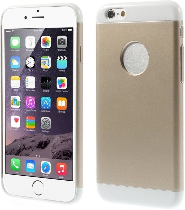 Kapa Back Cover for Apple iPhone 6  (Gold, Pack of: 1)