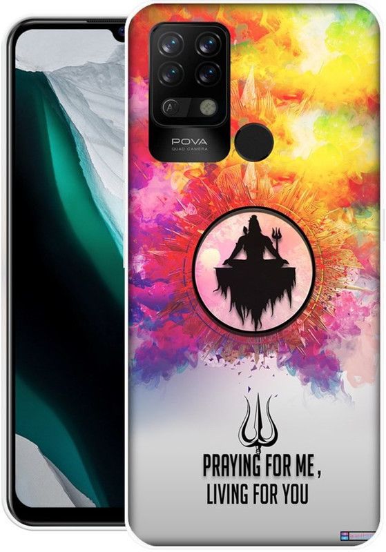 SUPER CASE Back Cover for Tecno Pova  (Multicolor, Silicon)