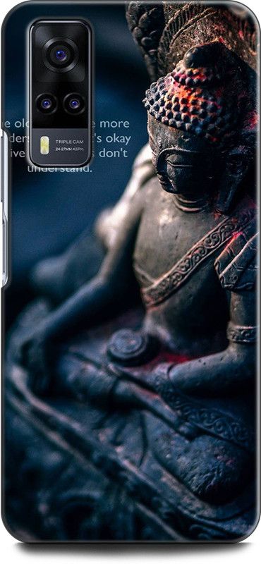 Dronk Back Cover for Vivo Y31, V2036 GAUTAM BUDDHA, BUDDHA, GOD, SPRITUAL, LORD BUDDHA  (Multicolor, Dual Protection, Pack of: 1)