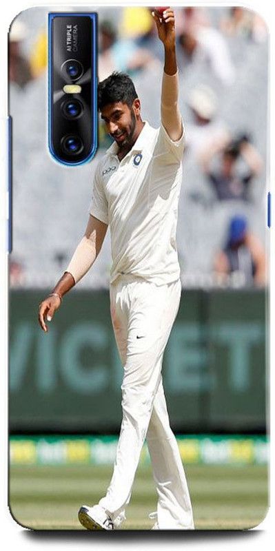 INTELLIZE Back Cover for Vivo V15 Pro 1818 JASPRIT BUMRAH, CRICKET, INDIA, INDIANCRICKETCAPTAIN  (Multicolor, Hard Case, Pack of: 1)