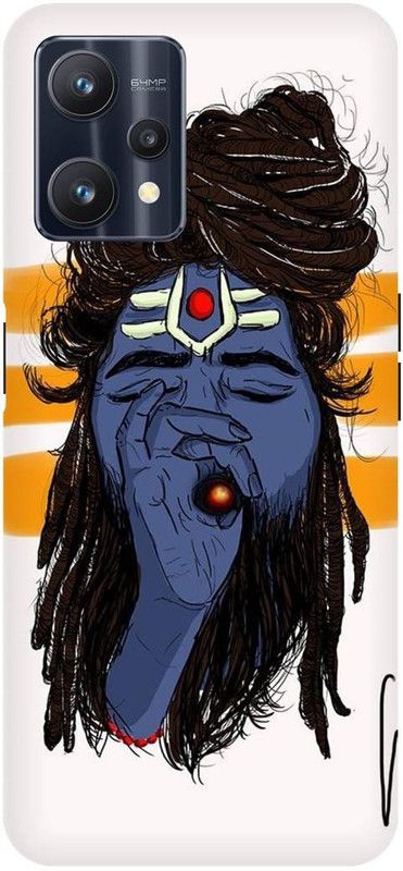THE NARAYANA COLLECTIONS Back Cover for REALME 9 PRO- RMX3471-AGHORI,SHIV,JI,BHOLENATH,MAHADEV,BABA  (Multicolor, Hard Case, Pack of: 1)