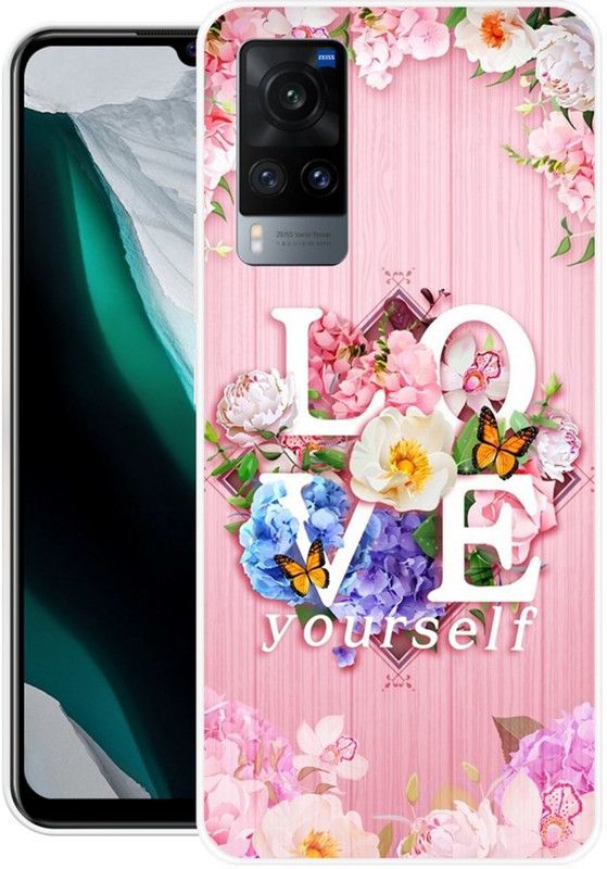 PINKZAP Back Cover for Vivo X60T  (Multicolor, Grip Case, Silicon, Pack of: 1)