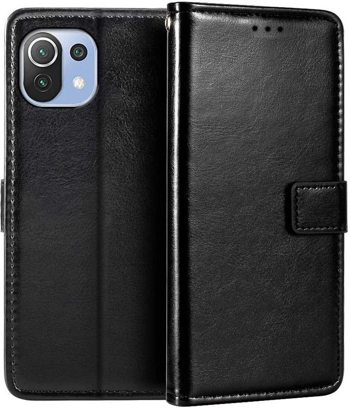 CASETON Back Cover for Mi 11 Lite  (Black, Pack of: 1)