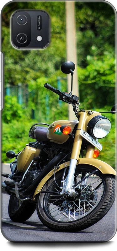 KEYCENT Back Cover for OPPO A16e, CPH2421 BIKE, ROYAL ENFIELD, CLASSIC, BIKE  (Multicolor, Shock Proof, Pack of: 1)