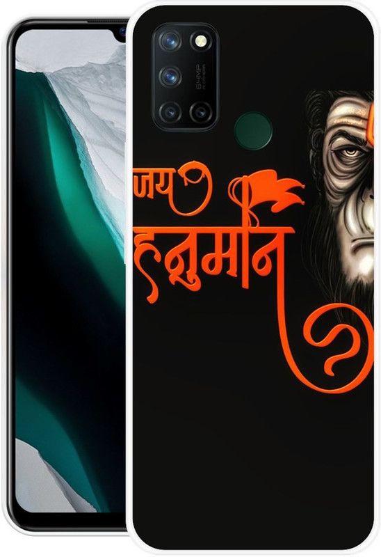 REALKING Back Cover for Realme 7i  (Multicolor, Silicon)