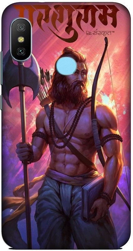 CROKIAN Back Cover for Redmi 6 Pro Parshuram Back Cover  (Multicolor, Hard Case, Pack of: 1)