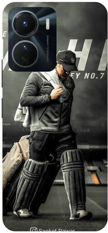 COVERJET Back Cover for VIVO Y16-MISS- YOU- MAHI- MS- DHONI  (Brown, Hard Case, Pack of: 1)