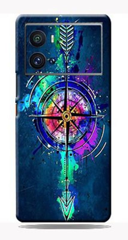 BUGGU Color Compass For Iqoo 9 Pro 5G Mobile back Skin, Iqoo 9 Pro 5G Mobile Skin  (Color Compass Skin With High Matte Finish.)