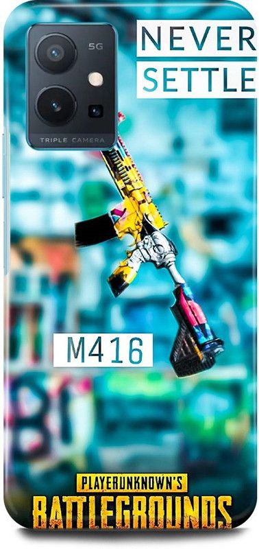 JUGGA Back Cover for OPPO A96, CPH2333, PUBG, KAR98, M416, AKM, AWM, DP28 FREE FIRE,GUN  (Blue, Hard Case, Pack of: 1)