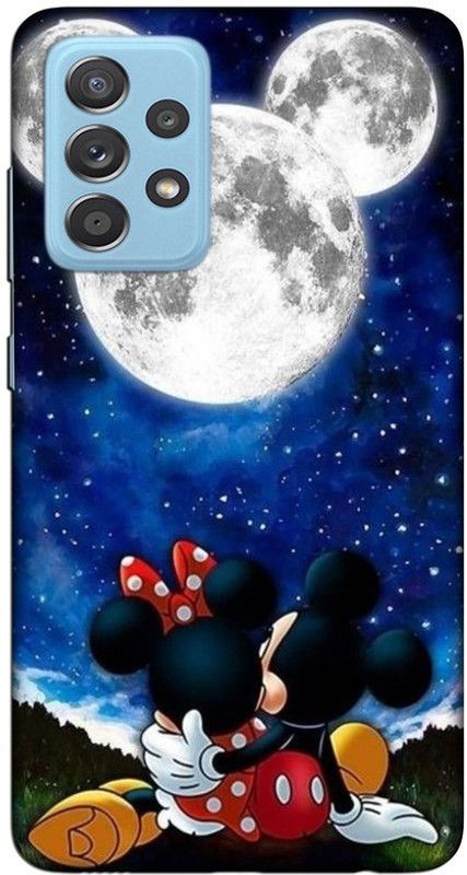 CROKIAN Back Cover for Samsung galaxy A52s 5G,Samsung galaxy A52 Minnie Mickey mouse Back Cover  (Multicolor, Hard Case, Pack of: 1)