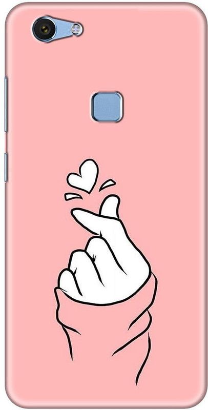 SPBR Back Cover for Vivo Y83  (Pink, White, Hard Case)