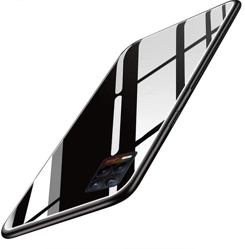 SEVEN7STAR Back Cover for Realme 8, Realme 8 Pro, Realme 8 4G  (Black, Shock Proof, Pack of: 1)