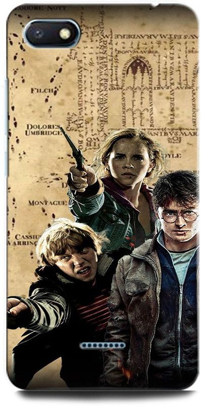 INTELLIZE Back Cover for Redmi 6A M1805C3DI HARRY POTTER, HOGWARTS, HARRY POTTER LOGO, DANIEL RADCLIFFE  (Multicolor, Hard Case, Pack of: 1)