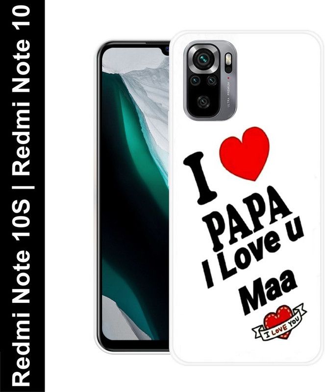 Aabra Back Cover for Redmi Note 10S, Redmi Note 10  (White, Flexible, Silicon, Pack of: 1)