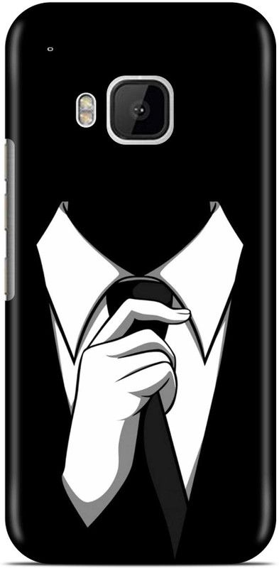 Sankee Back Cover for HTC One M9e  (Black, White, Hard Case)