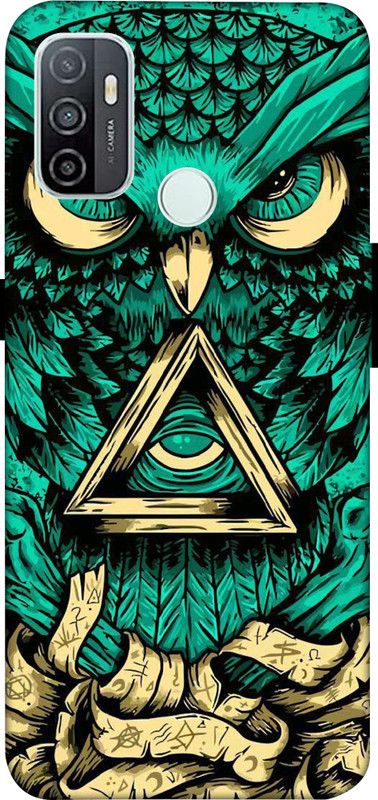 A1 Prints Back Cover for Oppo A33  (Green, Hard Case, Pack of: 1)